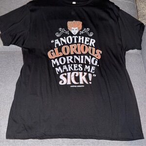 NWT Hocus Pocus Winifred T-Shirt Horror Halloween Size XL Black